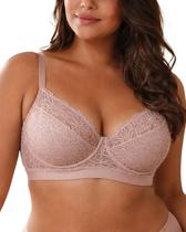 Sutiã Plus Size Renda Com Aro Sem Bojo Antinéa DeMillus 064021