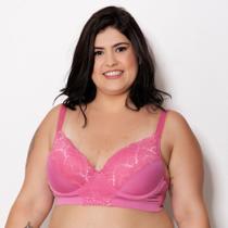 Sutiã Plus Size Sarana Cor:SandiaTamanho:48