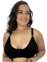 Sutiã Plus Size Sem Bojo Alta Sustentação Soutien Senhora Alça Regulável