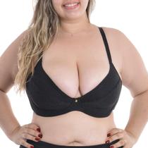 Sutiã Plus Size sem bojo com aro recorte anatômico Nayane Rodrigues