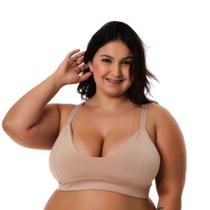 Sutiã Plus Size Sem Bojo Confortável Alça Reforçada lingerie Feminina Confortável