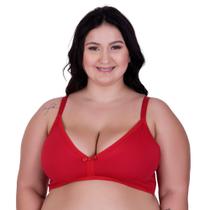 Sutiã Plus Size sem Bojo Reforçado Sustentação Resistente Josi