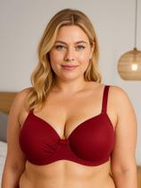 Sutiã Plus Size Soutien Reforçado Bojão Cruzado Alça Larga - c7 ALICE