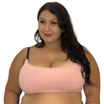 Sutiã Plus Size Tecido Canelado Top Grande -c1 FELÍCIA Sutiã Plus Size Tecido Canelado Top Grande -c1 FELÍCIA