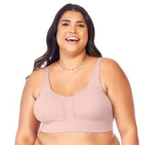 Sutiã Plus Size Top Conforto sem Costura Sustentação Bojo Removivel - Dulce seduccíon