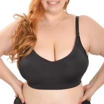 Sutiã Plus Size Top Redutor Com Bojo Removível Nayane Rodrigues