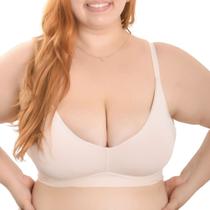 Sutiã Plus Size Triângulo Sem Bojo e Sem aro Liebe Sutiã Plus Size Triângulo Sem Bojo e Sem aro Liebe