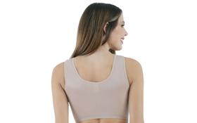 Sutiã Pós Cirúrgico Com Bojo Pré Moldado Sem Costura 1007B Macom