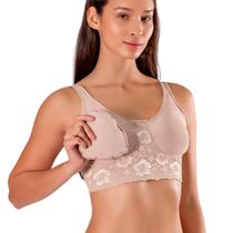 Sutiã Pós Mastectomia C/ Bojo e Próteses 684016A Modelleskin