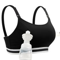 Sutiã Pumping Bra Momcozy Hands Free Breast Pump, faixa larga