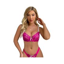 Sutiã Push up De Renda Estilo Francês Para Mulheres, Confortável E Respirável, Lingerie Sensual Com