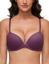 Sutiã Push Up Deyllo Acolchoado com Aro - Roxo - Tamanho 36C