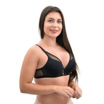 Sutiã Push Up em tule liso Liebe .