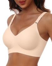 Sutiã Push Up sem fio HORISUN Seamless Comfortable Nude L