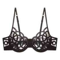 Sutiã Push up Transparente De Renda Francesa Ultra Fina CINOON, Lingerie Sexy Com Detalhes Vazados