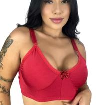 Sutiã Reforçado De Sustentação Com Alça Larga Básico Sem Bojo Conforto Microfibra Lingerie Feminina