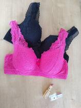 Sutiã Reforçado duplo com alça em renda Deslumbrante