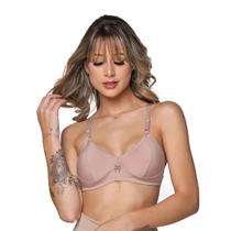 Sutiã Reforçado Lingerie Liso Feminino Sem Bojo