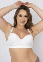 Sutiã Reforçado Plus Size Lingerie Bojo Drapeado Renda