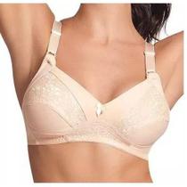 Sutiã Reforçado Sem Bojo E Sem Aro Princesa Catarina Ref 08 Creme 54 Sutiã Reforçado Sem Bojo E Sem Aro Princesa Catarina Ref 08 Creme 54
