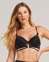 Sutiã Rendado Push Up Com Bojo E Aro Liebe Love Appeal Sexy Sensual Ousado Soutien Sutian