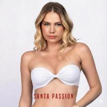 Sutiã Santa Passion sem alça com Bojo e Aro Liso de Alta Sustentação Push Up Confortável Sutiã Santa Passion sem alça com Bojo e Aro Liso de Alta Sustentação Push Up Confortável