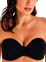 Sutiã sem alça Liz 57845 Decotes Com Bojo e Aro Microfibra Taça C T. 48C