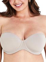 Sutiã sem alça Liz 57845 Decotes Com Bojo e Aro Microfibra Taça D T. 46D