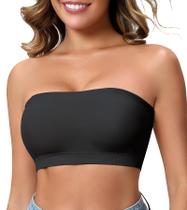 Sutiã sem alças ANNZHIBRA Seamless, não acolchoado, sem fio, preto Sutiã sem alças ANNZHIBRA Seamless, não acolchoado, sem fio, preto