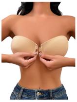 Sutiã sem alças SweatyRocks Padded Underwire Push Up Apricot Sutiã sem alças SweatyRocks Padded Underwire Push Up Apricot