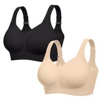 Sutiã sem aro com bojo push-up e cobertura total LetsJoli XL 2 peças Sutiã sem aro com bojo push-up e cobertura total LetsJoli XL 2 peças