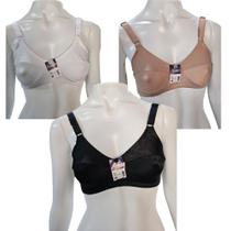 Sutiã sem Bojo, Cores Neutras, Tamanho M/G/GG, Alças Reforçadas Sutiã sem Bojo, Cores Neutras, Tamanho M/G/GG, Alças Reforçadas