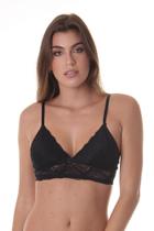 Sutiã sem bojo de renda nina preto