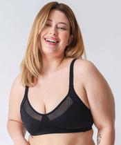 Sutiã Sem Bojo Sem Aro Plus Size DelRio Preto-91084