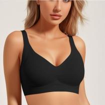 Sutiã Sem Costura Alta Sustentação a Laser Canelado Sutiã Sem Costura Alta Sustentação a Laser Canelado