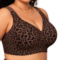 Sutiã Sem Costura Sem Arame de Cobertura Total Push Up OEAK XL Sutiã Sem Costura Sem Arame de Cobertura Total Push Up OEAK XL