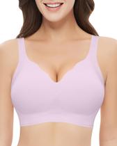 Sutiã sem fio Falorda Seamless Push Up Support Purple Women