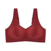 Sutiã Sem Fio Sem Costura Feminino Suporte Macio Esportes Top Conforto Lingerie Alças Largas