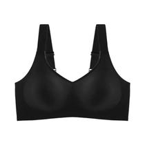 Sutiã Sem Fio Sem Costura Feminino Suporte Macio Esportes Top Conforto Lingerie Alças Largas