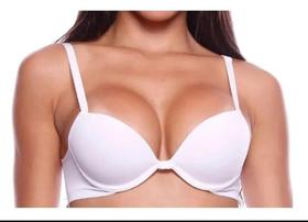 Sutiã Silicone Aumenta Seios Bojo 3d Push Up Magico BRANCO P