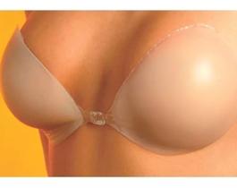 Sutia Silicone Invisivel Unbra Sem Alça Aumenta Seio Sutian NUDE -G -CX