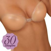 Sutiã Soutien Invisível Silicone Aumenta Seios E Deixa Durinhos BEGE -GG -CX
