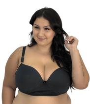 Sutiã Soutien Sutien Plus Size Bojo Alça Reforçada 50 ao 58 Liso