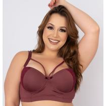 Sutiã Strappy Plus Size Reforçado e Com Sustentação