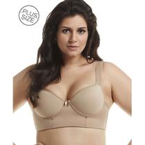 Sutiã Sustentação Alta Compressão Mondress 675RE Plus Size - Com Bojo