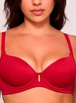 Sutiã Sustentação Nayane ST 01 0056 Com Aro e Bojo Texturizado Microfibra T. M/42 EG/48