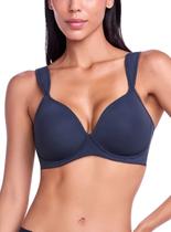 Sutiã Sustentação Plié 80405 Amazônia Soft Slim Com Bojo Sem Aro Microfibra T. 42/50