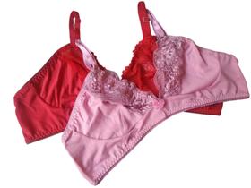 Sutiã Sutia Soutien Kit 3 Sutian Feminino Renda Sem Bojo Atacado Sutia Lingerie Sutian