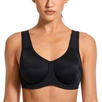 Sutiã SYROKAN 36DD Preto com Arco para Máximo Controle Feminino Sutiã SYROKAN 36DD Preto com Arco para Máximo Controle Feminino