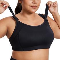 Sutiã SYROKAN 40DD sem aro, com ajuste frontal, alta sustentação, preto Sutiã SYROKAN 40DD sem aro, com ajuste frontal, alta sustentação, preto